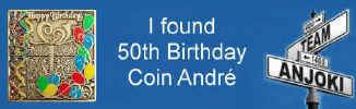 50th Birthday Coin Andr